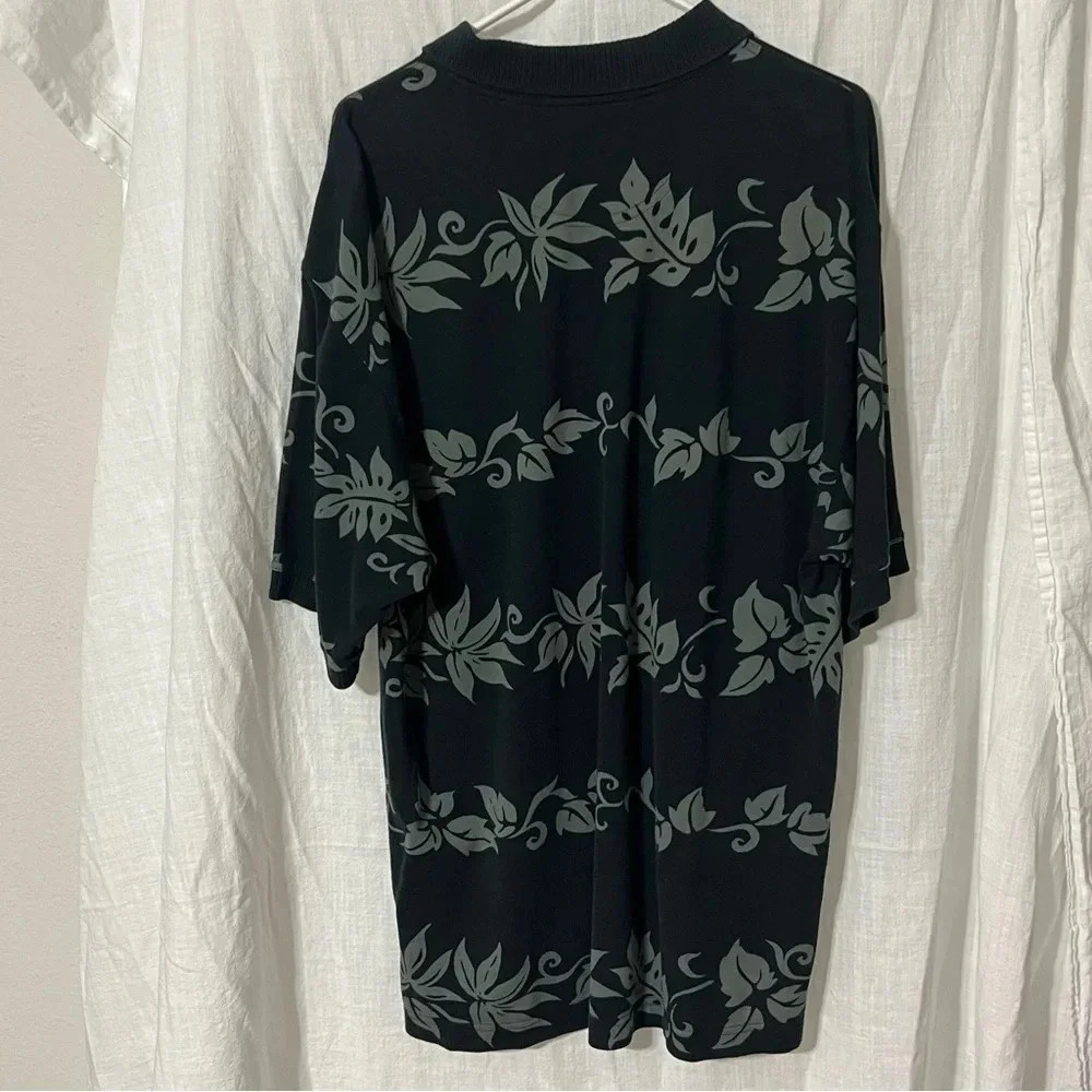 Tommy Bahama Vintage 90s Mens Original Polo Short Sleeve Shirt Floral Cruise - Picture 6 of 8